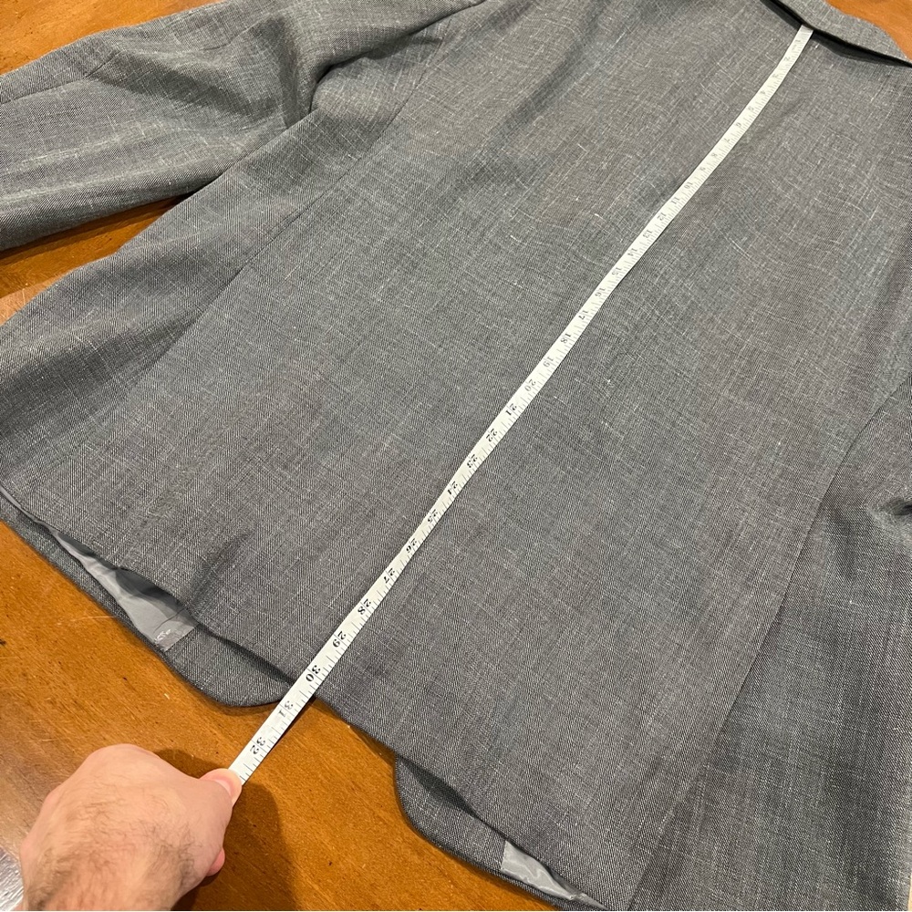 Lauren Ralph Lauren Men’s Wool/Linen Blend Sport Coat Gray 48R Double Vent - Picture 15 of 16